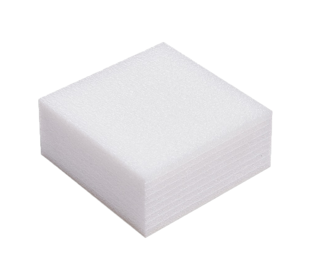 Plank Foam with Adhesive – Perfed, White, 24" x 24" x 2"